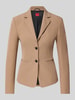 HUGO Regular Fit Kurzblazer mit Reverskragen Modell 'Agonia' Beige