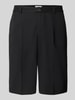 Les Deux Shorts mit Bügelfalten Modell 'Randall' Black