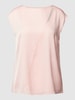 BOSS Blousetop met cut-out, model 'Ianno' Lichtroze