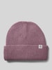 MSCH Copenhagen Beanie mit Logo-Patch Modell 'Galline Rachelle' Mauve