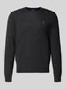 Polo Ralph Lauren Regular Fit Pullover aus reiner Wolle Anthrazit