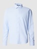 Jake*s Slim Fit Casual Fit Business-Hemd mit Kentkragen Bleu