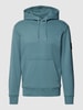 Calvin Klein Jeans Hoodie met labeldetail Rookblauw