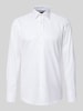 BOSS Slim Fit Businesshemd aus reiner Baumwolle Modell 'H-HANK-K' Weiss