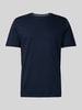 OLYMP Level Five T-Shirt mit geripptem Rundhalsausschnitt Marine