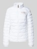 EA7 Emporio Armani Steppjacke mit Label-Print Weiss