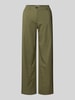 Marc O'Polo Wide Leg Chino aus Baumwoll-Mix Modell 'LANDE' Lind