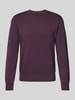 BOSS Orange Strickpullover mit  Kaschmir-Anteil Modell 'Kanovano' Purple