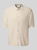 Lindbergh Freizeithemd mit Knopfleiste Offwhite