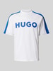 Hugo Blue T-Shirt mit Logo-Print Weiss