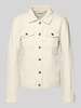 Tom Tailor Denim Regular Fit Jeansjacke aus reiner Baumwolle Offwhite