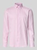 Christian Berg Men Regular Fit Business-Hemd mit Button-Down-Kragen Pink