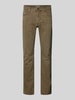 Brax Regular fit jeans in 5-pocketmodel Olijfgroen