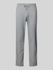 MCNEAL Regular Fit Sweatpants mit Strukturmuster Graphit Melange