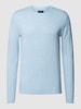 MCNEAL Strickpullover mit Rundhalsausschnitt Bleu meliert