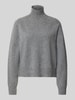 DRYKORN Strickpullover mit Stehkragen Modell 'LYZIMA' Dunkelgrau