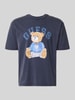 GUESS T-Shirt mit Motiv-Print und Rundhalsausschnitt Marine