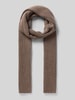 UNIO HAMBURG Sjaal met scheerwol MADE in Germany Taupe