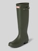 Hunter Gummistiefel mit Label-Badge Oliv