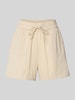 Only Loose Fit Shorts aus reiner Baumwolle Modell 'TIZANA' Beige
