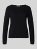 Marc O'Polo Regular Fit Strickpullover mit Schurwoll-Anteil Black