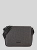 Valentino Bags Schoudertas met label in reliëf model 'KING' Donkerbruin