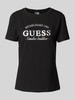 Guess Activewear T-shirt met labeldetail, model 'NINA' Zwart