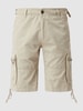 Aeronautica Militare Cargoshorts aus Baumwolle  Sand