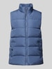 Fransa Bodywarmer met opstaande kraag, model 'mabelle' Blauw