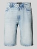 Tom Tailor Denim Szorty jeansowe o luźnym kroju z 5 kieszeniami Jeansowy niebieski
