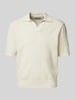 JAKE*S STUDIO MEN Poloshirt met structuurpatroon Ecru