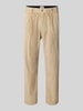 DRYKORN Straight Fit Hose aus Baumwoll-Mix Modell 'Chasy' Beige