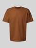 HUGO T-Shirt mit Label-Print Modell 'Dapolino' Mittelbraun