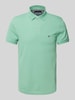 Tommy Hilfiger Slim Fit Poloshirt mit Logo-Stitching Modell '1985' Apfel