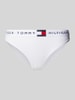 TOMMY HILFIGER Slip aus Baumwoll-Mix mit elastischem Label-Bund Modell 'HERITAGE' Weiss