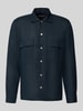 Marc O'Polo Regular Fit Leinenhemd mit Brustpattentaschen Marine