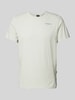 G-Star Raw Slim Fit T-Shirt mit Label-Detail Stein