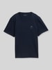 Tom Tailor Regular fit t-shirt van puur katoen Marineblauw