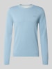 s.Oliver RED LABEL Regular Fit Pullover aus reiner Baumwolle Hellblau