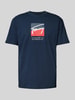 Tommy Jeans Regular Fit T-Shirt mit Label-Print Marine