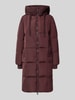 MOS MOSH Płaszcz puchowy z kapturem model ‘Nova’ Bordowy