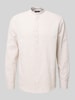 MCNEAL Regular Fit Freizeithemd mit Stehkragen Offwhite