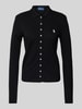 Polo Ralph Lauren Slim fit poloshirt met labelstitching Zwart