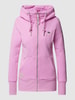 Ragwear Sweatjack met capuchon, model 'NESKA' Roze