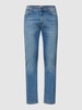 MC NEAL Jeans mit Label-Patch Hellblau