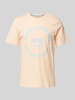 Jack & Jones T-Shirt mit Label-Print Modell 'SIMON' Apricot