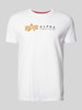 Alpha Industries T-shirt met labelprint Wit