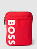 BOSS Schoudertas met labelprint, model 'CATCH' Rood