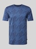 BOSS T-Shirt mit Label-Detail Modell 'Thompson' Bleu