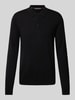 Michael Kors Regular fit poloshirt met labelstitching, model 'CORE' Zwart